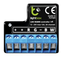 BleBox lightBox v4 - kontroler LED RGBW 12-24V 12A