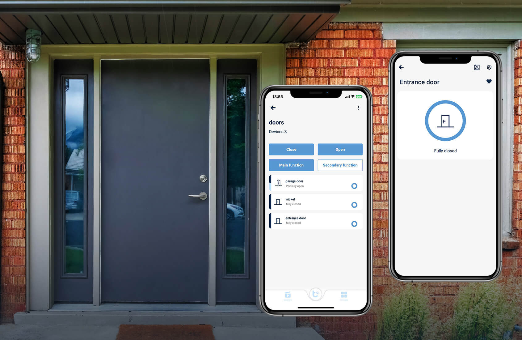 BleBox doorBox v2 - zdalne otwieranie i sprawdzanie drzwi BleBox doorBox v2 - zdalna kontrola drzwi, aplikacja na smartfonie