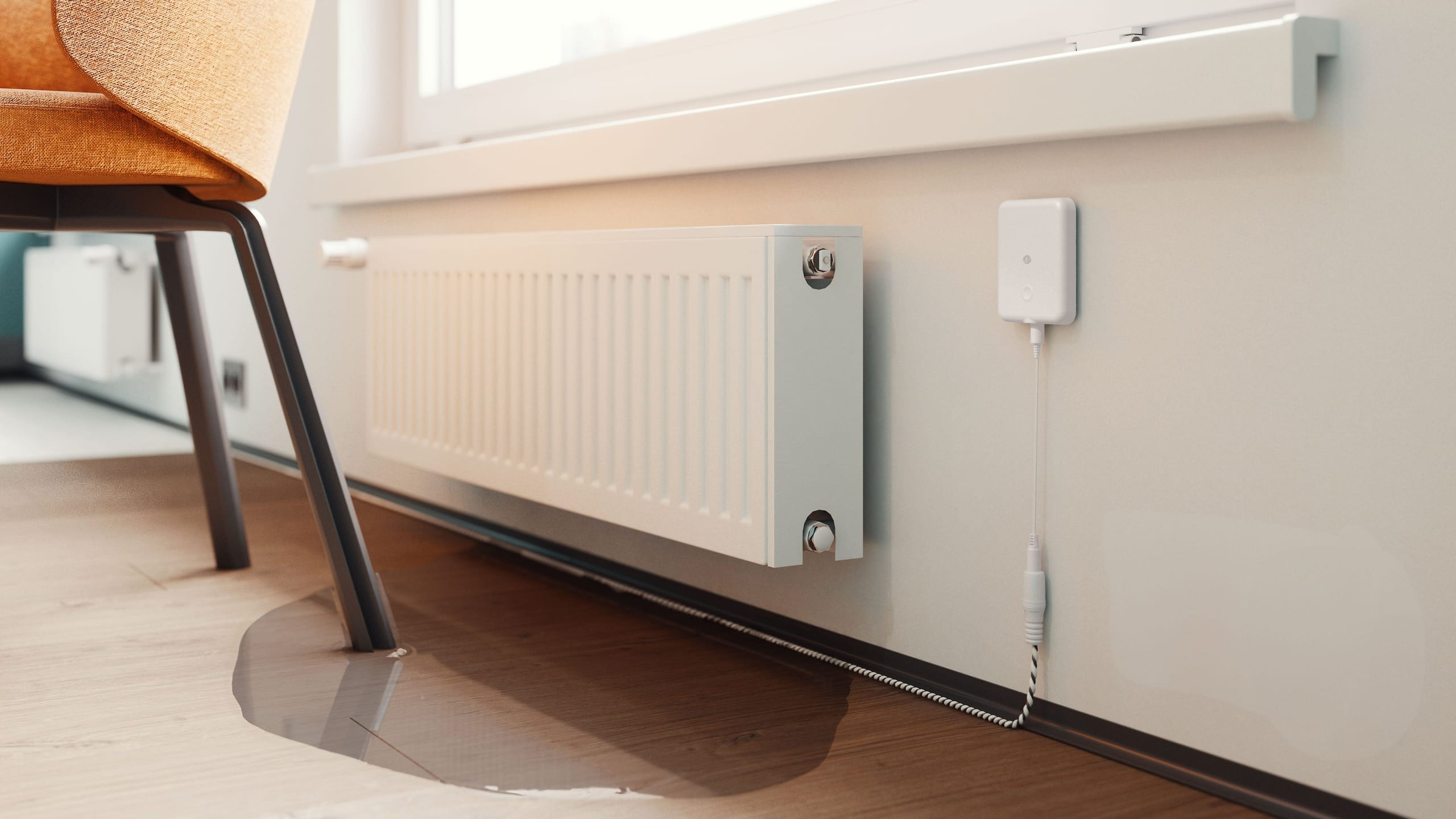Shelly Flood Gen4 - inteligentny czujnik zalania WiFi, Bluetooth, Zigbee, Matter