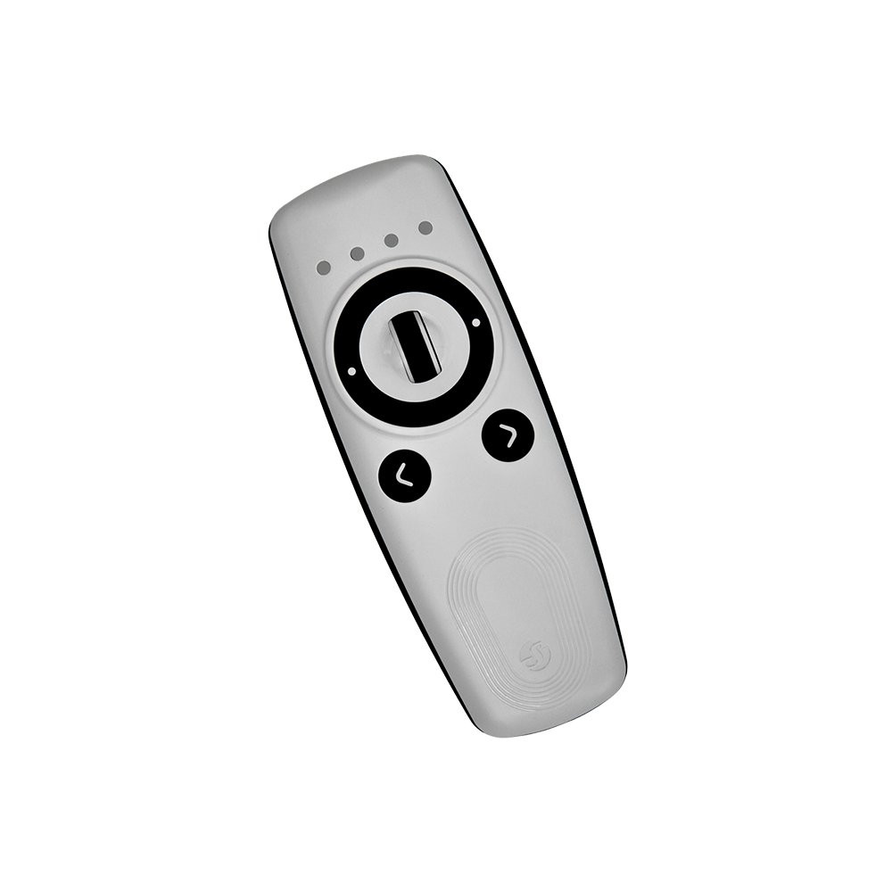 Pilot Shelly BLU Remote Control ZB- w kolorze białym z czarnymi przyciskami
