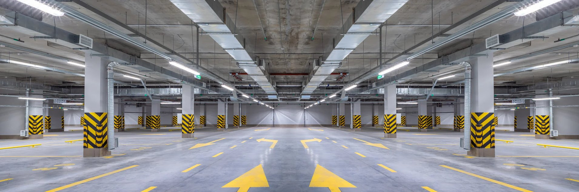 Shelly LoRa Add-on Zestaw 2 Przekaźników EU868 dla gen.3/4 - instalacja w podziemnym parkingu