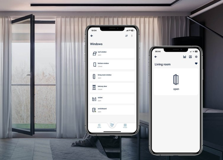 BleBox openSensor - system monitorowania otwarcia drzwi balkonowych w domu za pomocą aplikacji na smartfonie